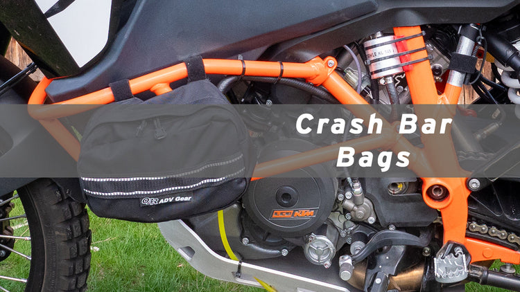 OBR ADV Gear universal crash bar storage bags for ADV and enduro motorbikes