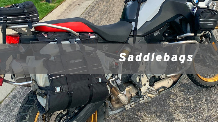Tough, USA-made motorbike saddlebags for ADV, dual sport & enduro riding. Lightweight, rugged soft luggage built for trails.