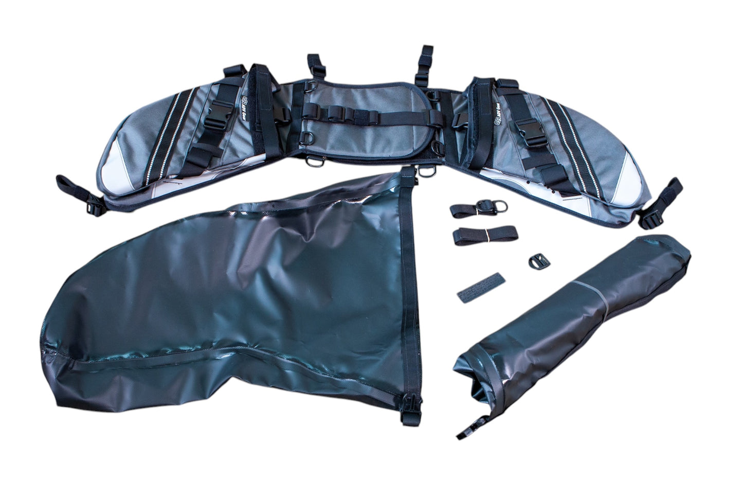 OBR 38L Saddlebags 2.0: With black dry bags