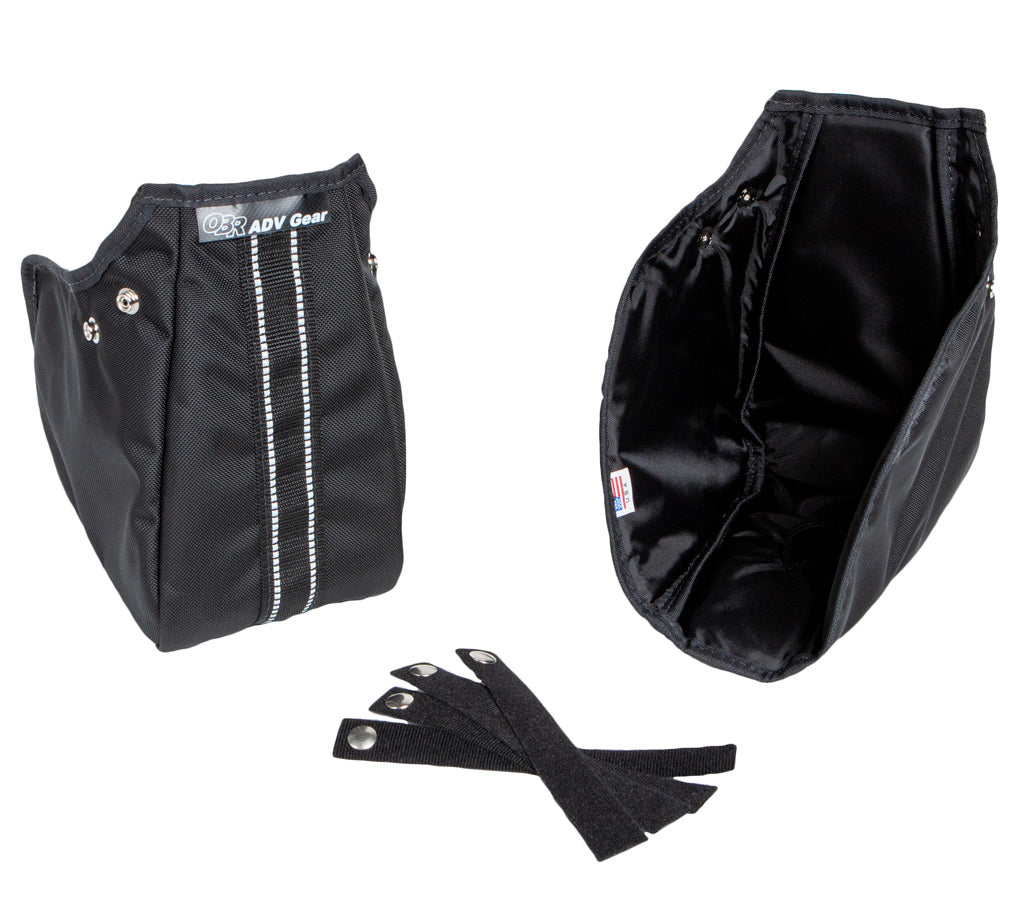 OBR ADV Gear Enduro Grip Mitts: with mounting straps