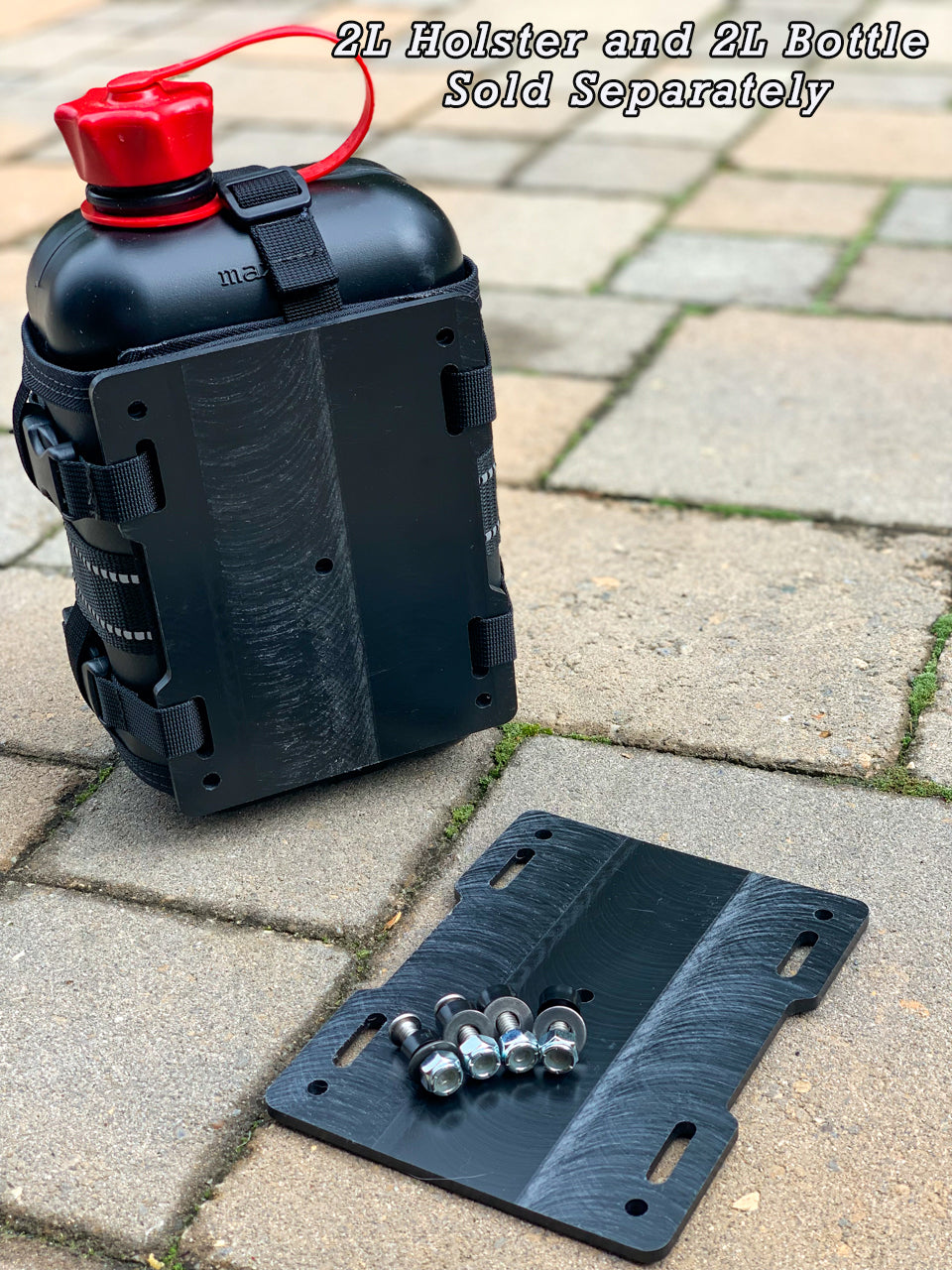2L Bottle Holster Mounting Plate