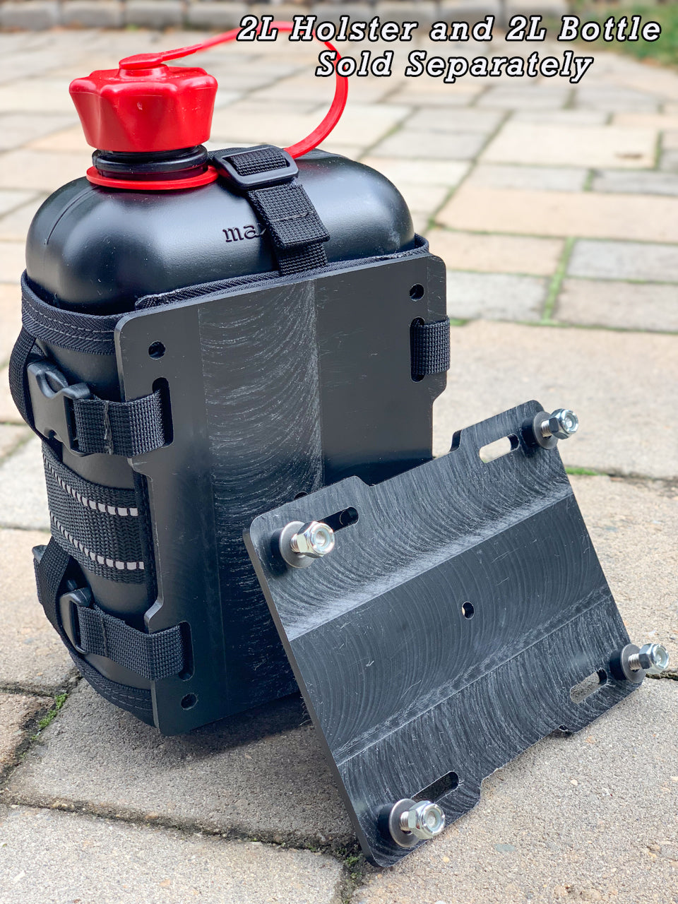 2L Bottle Holster Mounting Plate