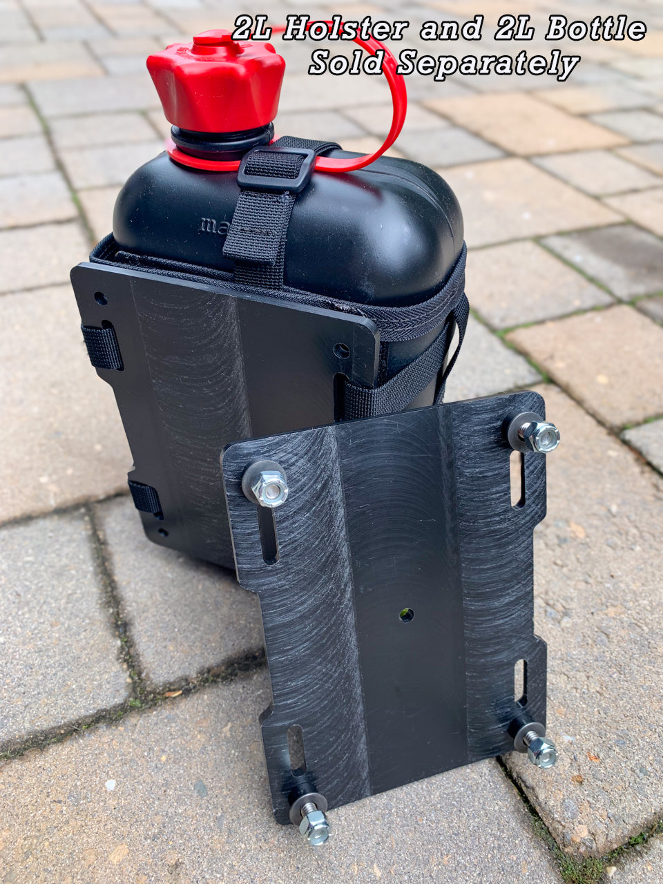 2L Bottle Holster Mounting Plate