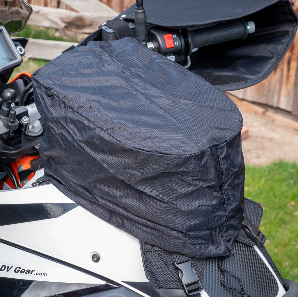 OBR ADV Gear Big Sky Tank Bag: with included rain cover installed