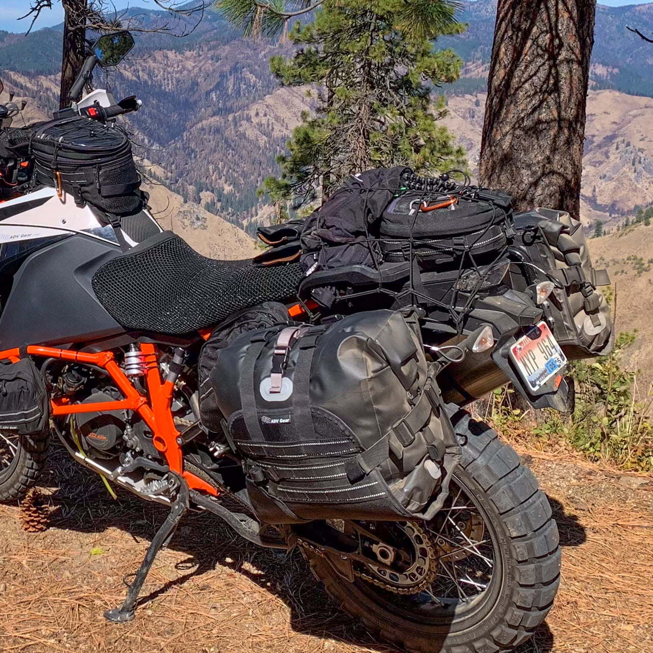 OBR Explorer Saddlebags on KTM (with other OBR products)