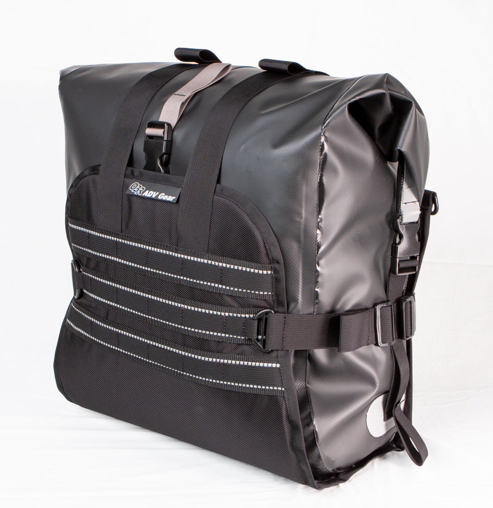 OBR ADV Gear Explorer Saddlebag System: drybag in holster