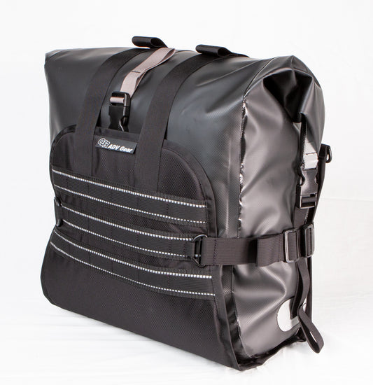 OBR ADV Gear Explorer Saddlebag System: drybag in holster