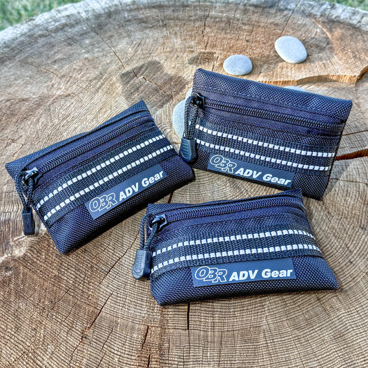 OBR Motorcycle Mini-pouches: 3 pack in black