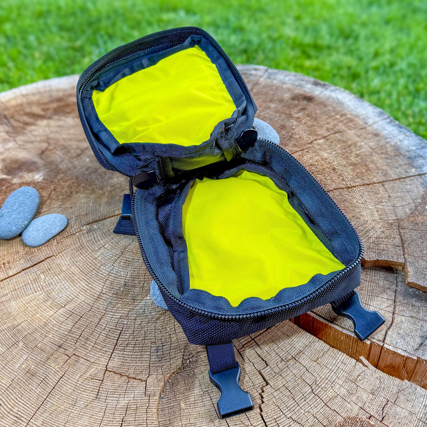 Switchback's light colored interior makes finding items easier!