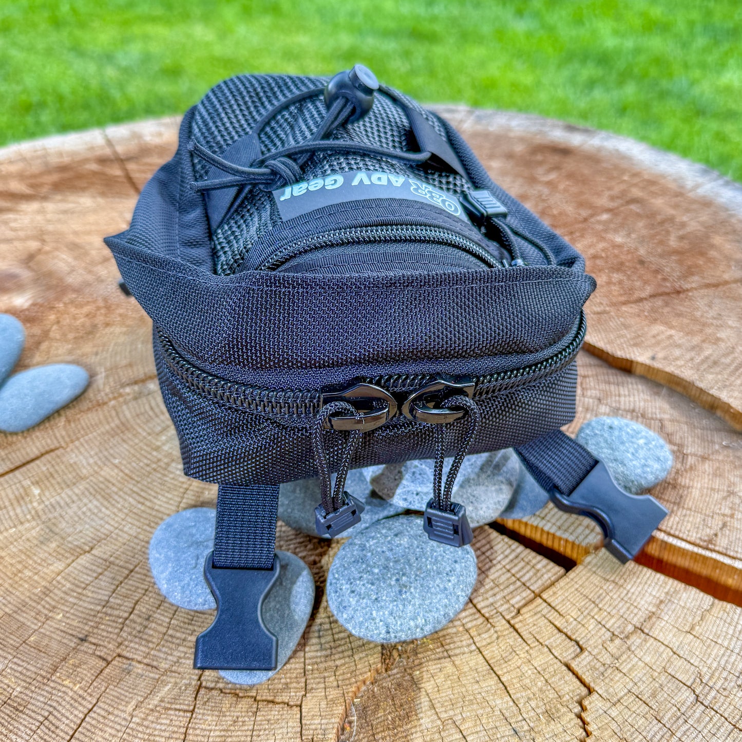 Weatherproof construction: heavy duty #10 main zipper with storm flap