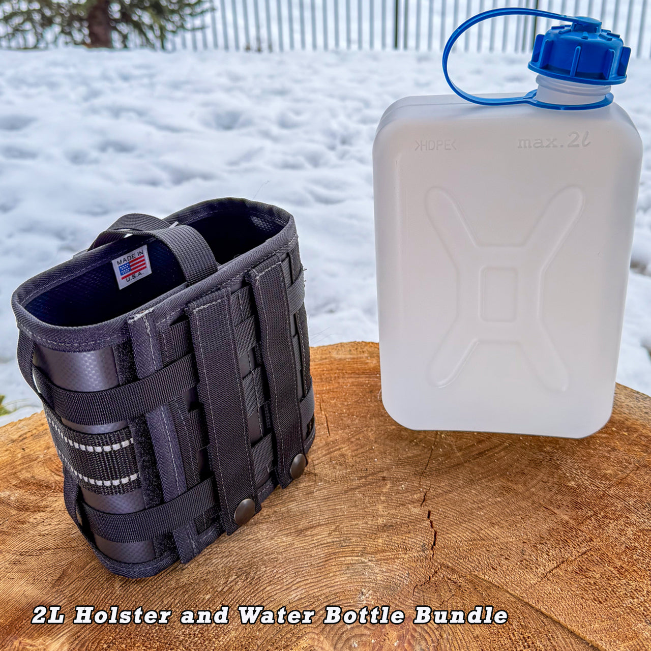 Bundle: 2L Holster with Touratech 2L Water Bottle