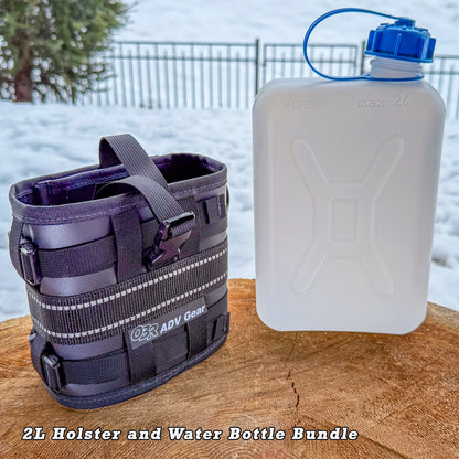 Bundle: 2L Holster with Touratech 2L Water Bottle