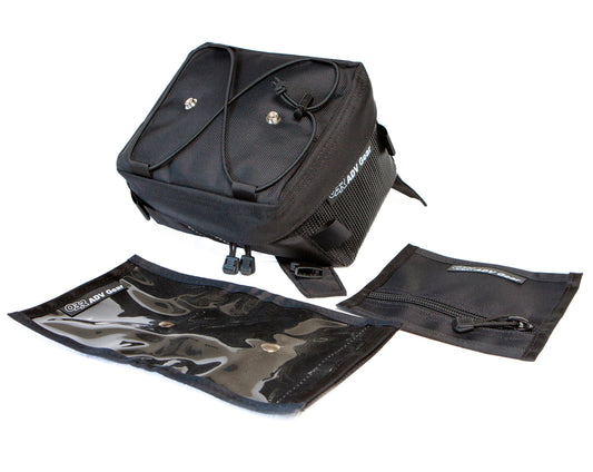 OBR High Basin Motorcycle Tank Bag: with two included top pockets