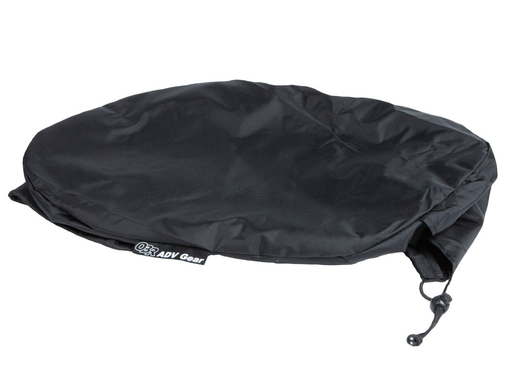 OBR ADV Gear 38L saddlebag rain cover: draw string closure