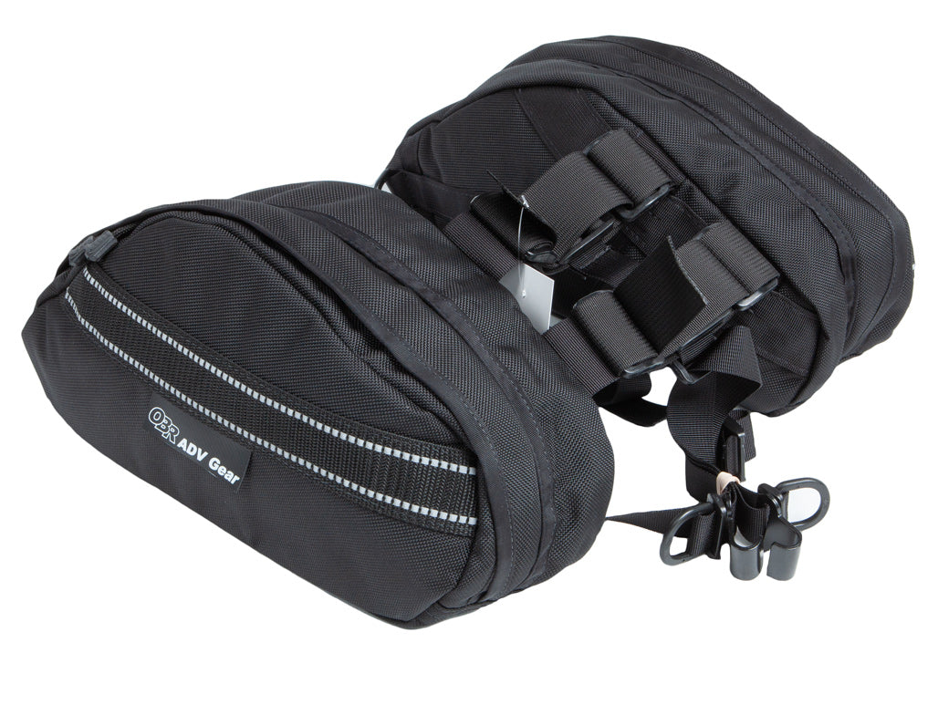 OBR ADV Gear 10L Enduro Saddlebags: showing cradle straps.