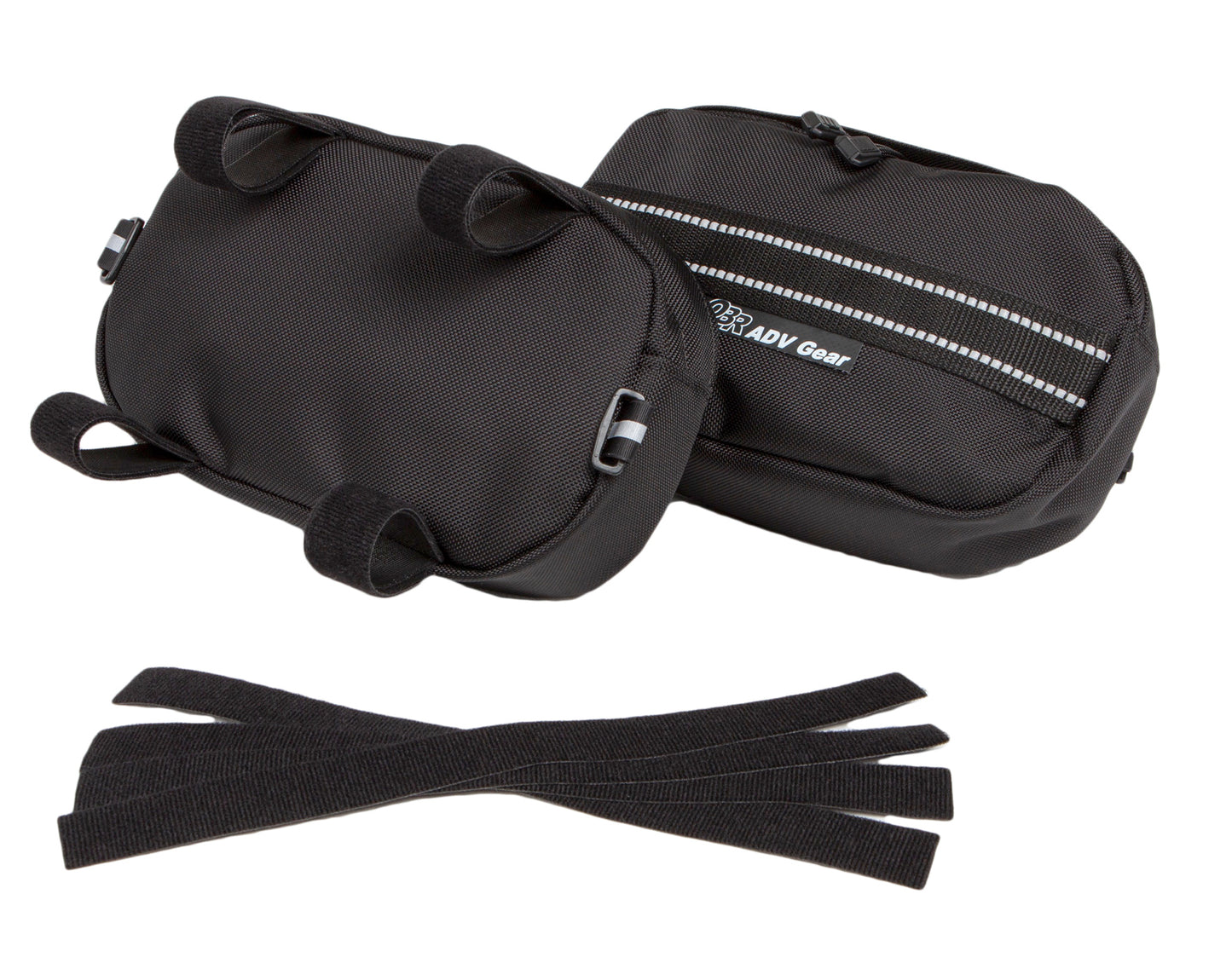 OBR ADV Gear Crash Bar Bags: mounting loops and straps