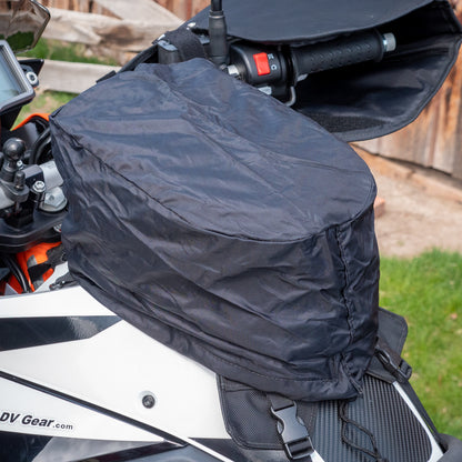 OBR ADV Gear Big Sky Tank Bag: with included rain cover installed