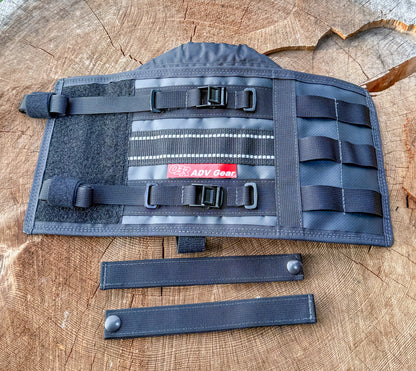 Outside of OBR Motorcycle bottle holder.