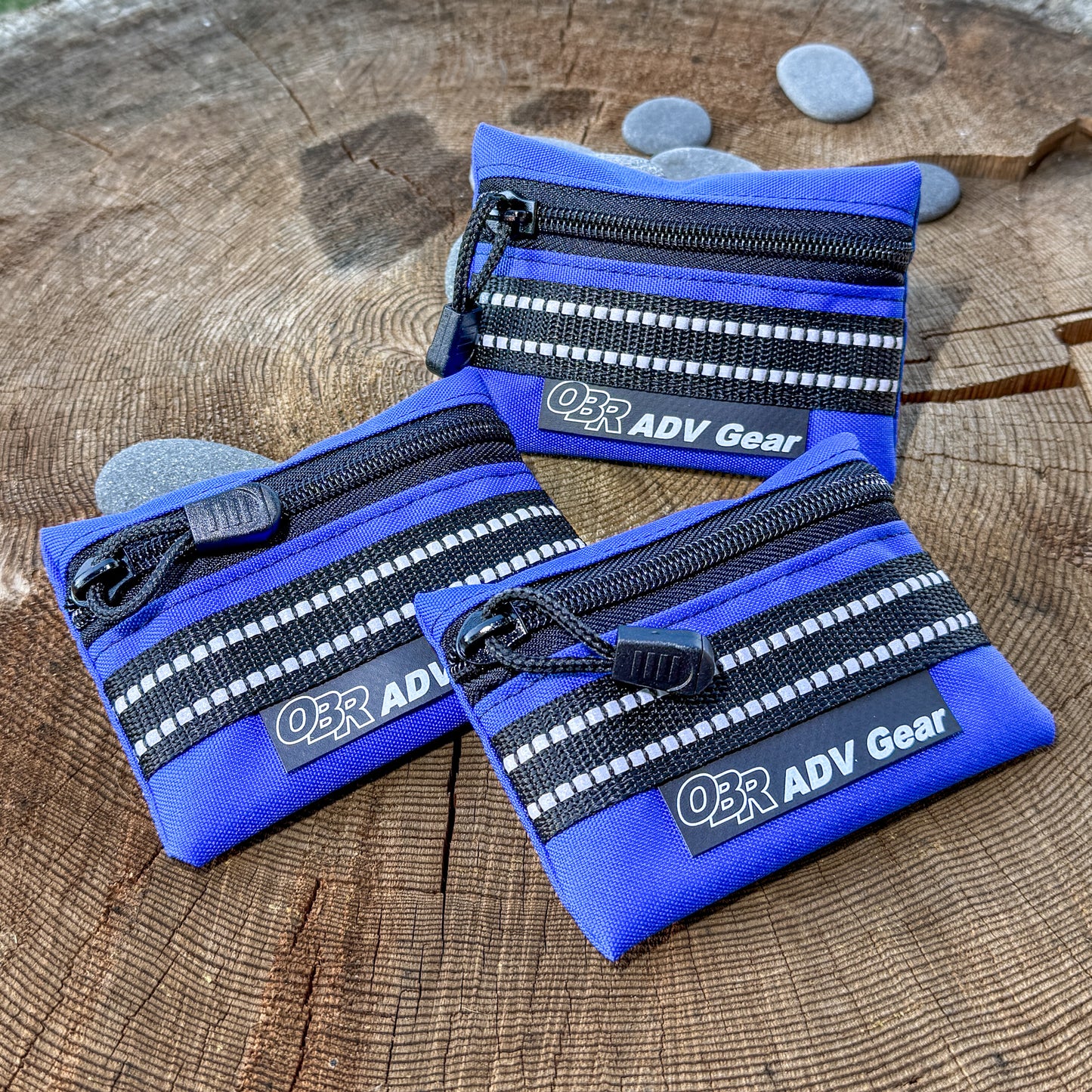 OBR Motorcycle Mini-pouches: 3 pack in blue