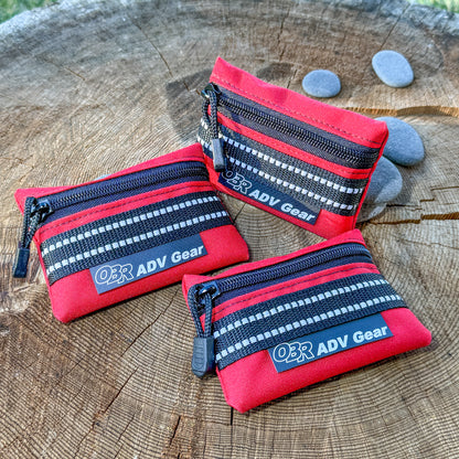 OBR Motorcycle Mini-pouches: 3 pack in red