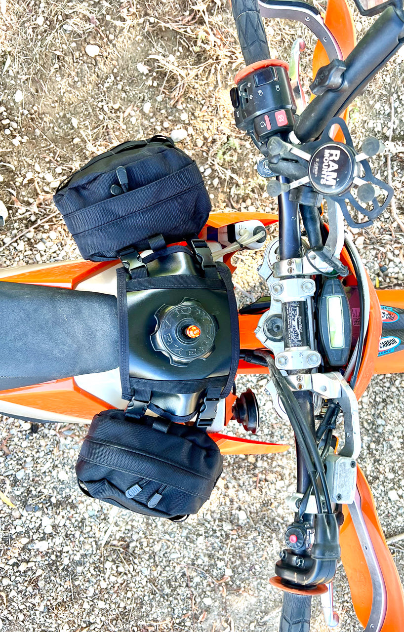 OBR ADV Gear 10L Tank Saddlebags Top View