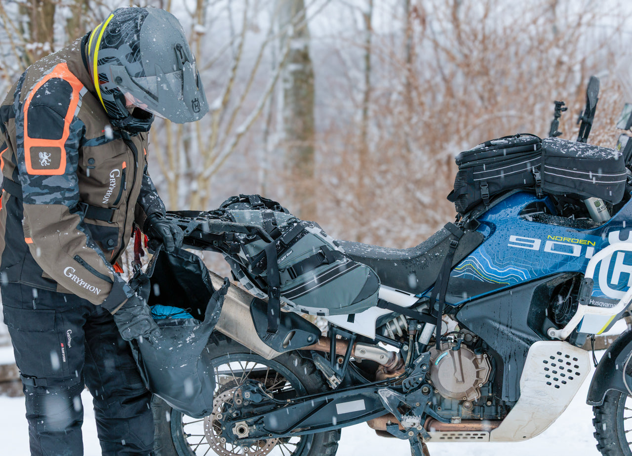 Dan with the OBR ADV Gear 38L 2.0 Saddlebags
